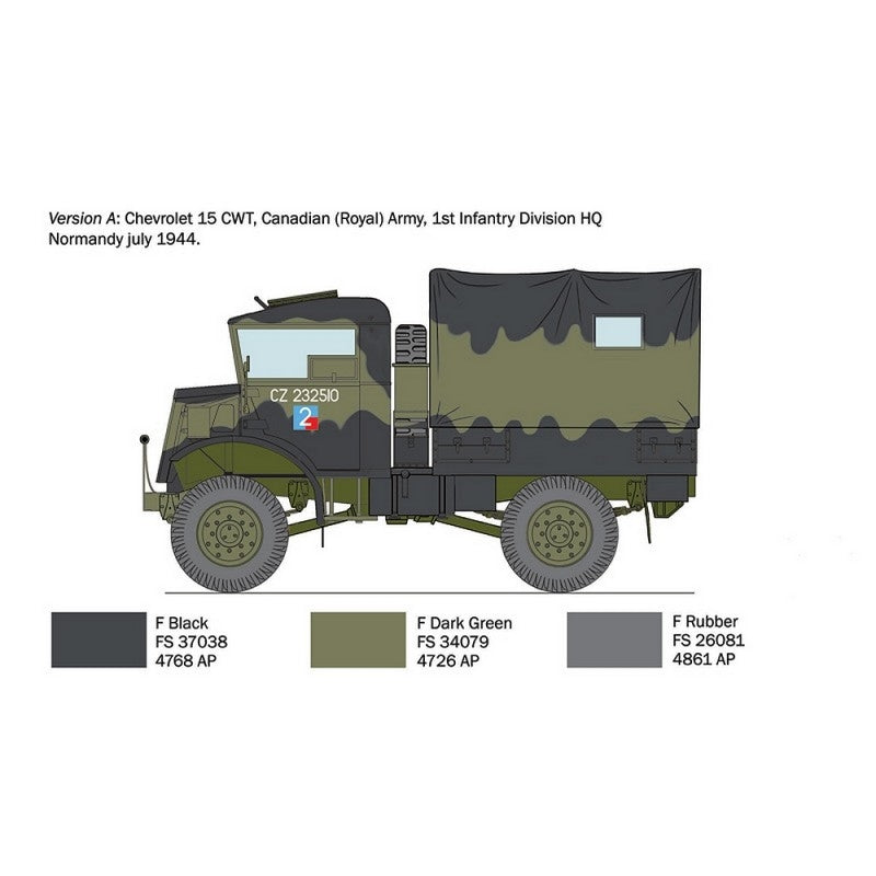 Italeri 0233 Chevrolet 15 CWT 1/35 – zdjęcie 3