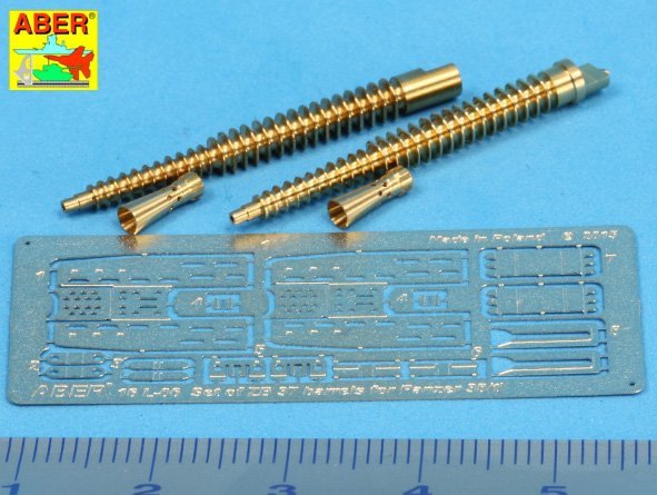 Aber 16L-06 Zestaw dwóch luf ZB 37 do czołgu Pz 38(t) / Set of two barrels ZB 37 for Panzer 38(t) 1/16 – immagine 2