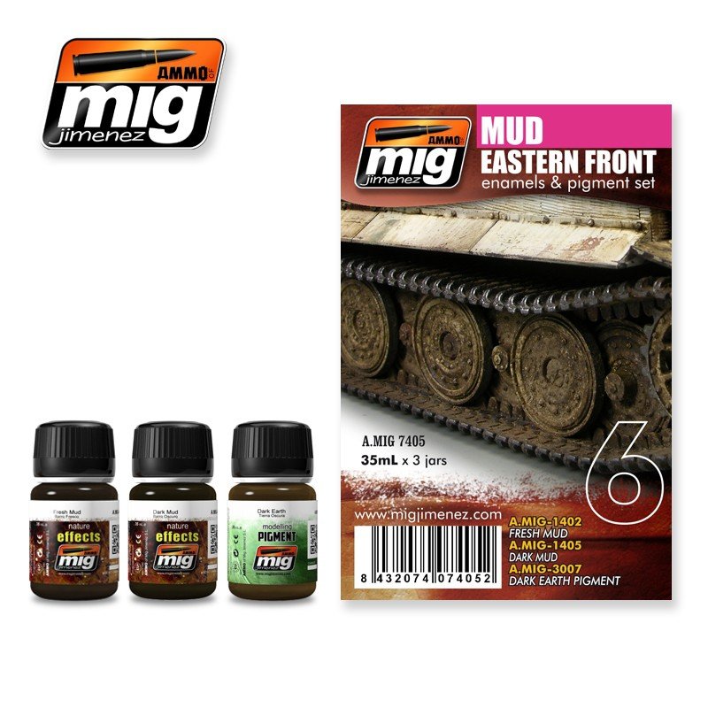 Munitions de Mig Jimenez 7405 EASTER FRONT MUD SET