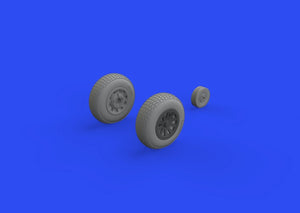 Eduard 648647 P-51D wheels block tread 2 EDUARD 1/48 – imagen 2