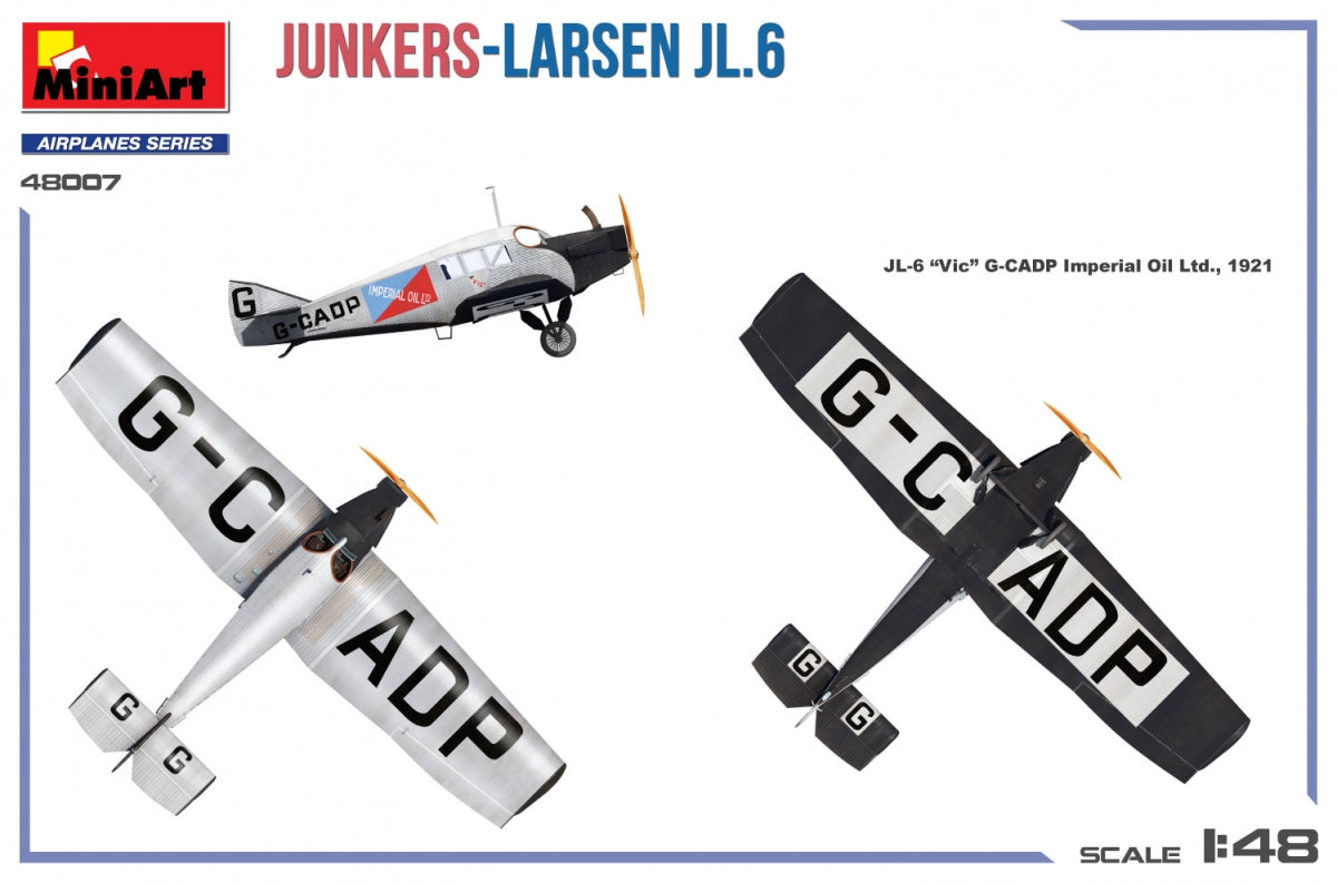 MiniArt 48007 Junkers-Larsen JL.6 1/48 – Bild 3