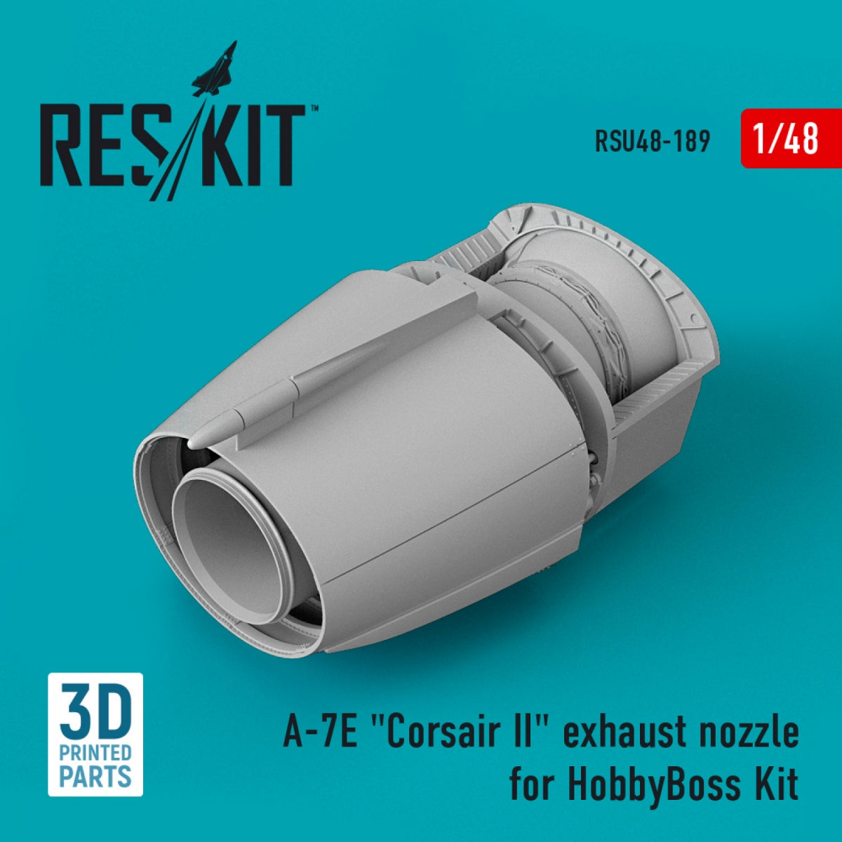 RESKIT RSU48-0189 A-7E « CORSAIR II » TUYAU D'ÉCHAPPEMENT POUR MAQUETTE HOBBYBOSS (IMPRIMÉE EN 3D) 1/48