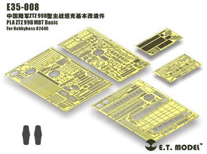 ET Model E35-008+E35-011 PLA ZTZ 99B MBT Basic For Hobbyboss 82440 &amp;amp; Side Skirts – image 2