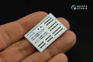 Quinta Studio QD48014 Mitsubishi T-2 3D-Printed coloured Interior on decal paper (Hasegawa) 1/48 – immagine 6