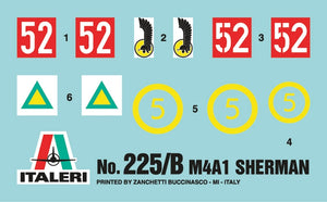 Italeri 0225 M4-A1 Sherman 1/35 – zdjęcie 9