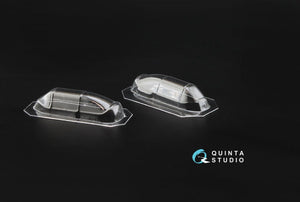 Quinta Studio QC48001-S Yak-3 vacuformed clear canopy 1 pcs (for 4814 Zvezda kit) 1/48 – immagine 4