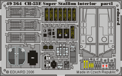 Eduard 49364 CH-53E interior 1/48 Academy – image 2