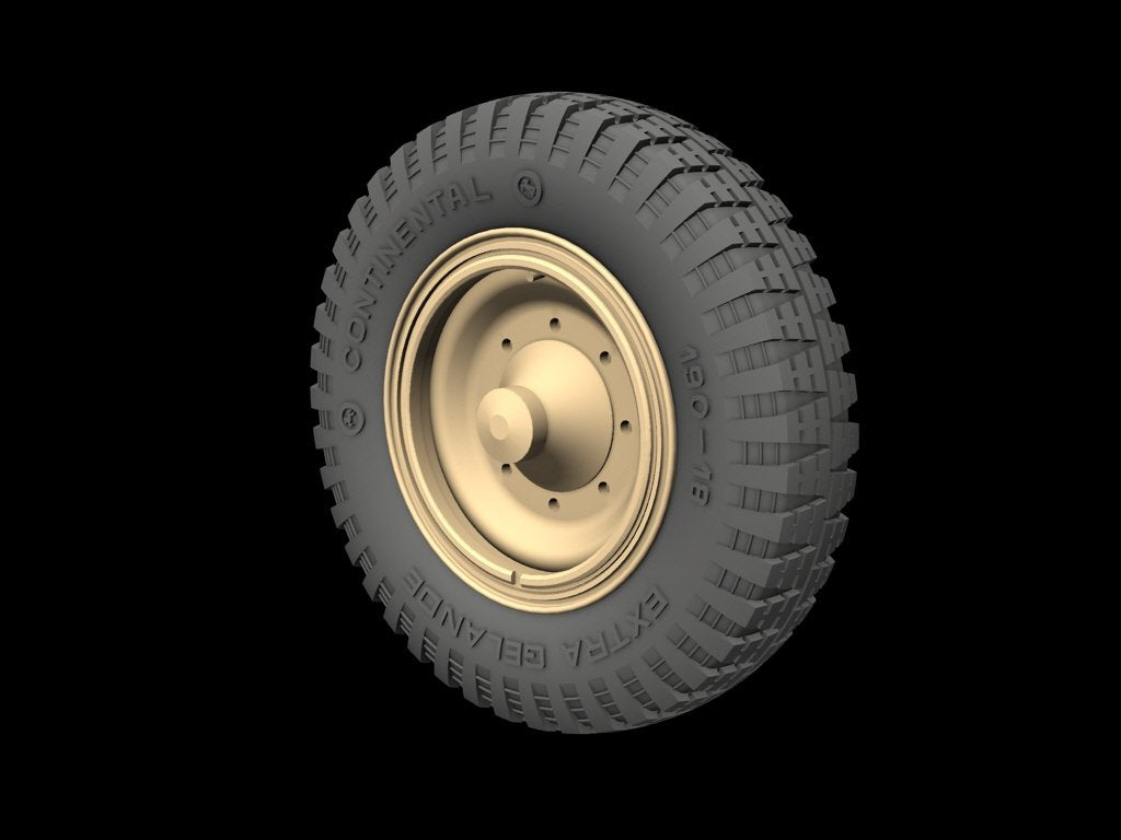 Panzer Art RE35-141 Drive wheels for Sd.Kfz 11 &amp;amp;251 (Gelande Pattern A) 1/35 – immagine 2