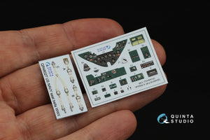 Quinta Studio QD48538 F4F-4 Wildcat 3D-Printed &amp;amp; coloured Interior on decal paper (Academy) 1/48 – immagine 3