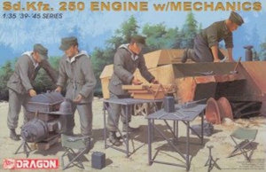 Moteur Dragon 6112 Sd.Kfz.250 avec mécanique (1/35)