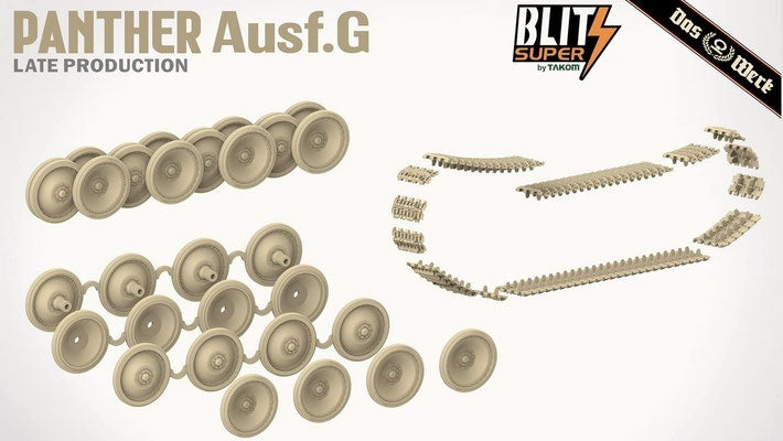 Das Werk DW35041 Panther Ausf.G Late Production SUPER BLITZ 1/35 – imagen 7