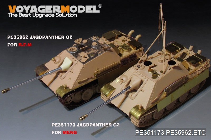 Voyager Model PE351173 WWII Sd.Kfz.173 Jagdpanther G2 Version Basic Upgrade set（For MENG TS-047）1/35 – Bild 5