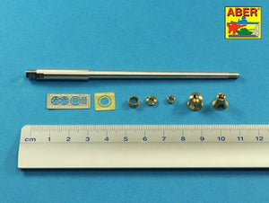 Aber 35L-215 Barrel for German 8,8cm Kw.K 43 (L/71) gun used on Tiger B Porsche turret-late for TAKOM model 1/35 – immagine 4
