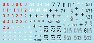 Star Decals 72-A1021 German tanks in Italy # 1. Sicilly 1943 1/72 – Bild 3