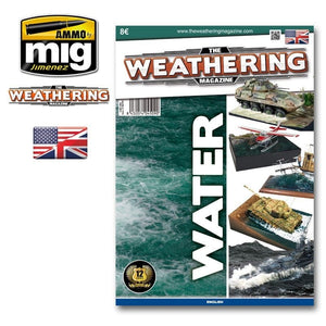 AMMO de Mig Jimenez 4509 - Le magazine Weathering - Eau (Version anglaise)