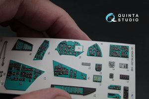 Quinta Studio QD48026 Mi-24V 3D-Printed &amp;amp; coloured Interior on decal paper (for Zvezda kit) 1/48 – imagen 3