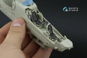 Quinta Studio QD+48535 AH-1Z Zulu Cobra/Viper 3D-Printed &amp;amp; coloured Interior on decal paper (KittyHawk) (with 3D-printed resin parts) 1/48 – immagine 10