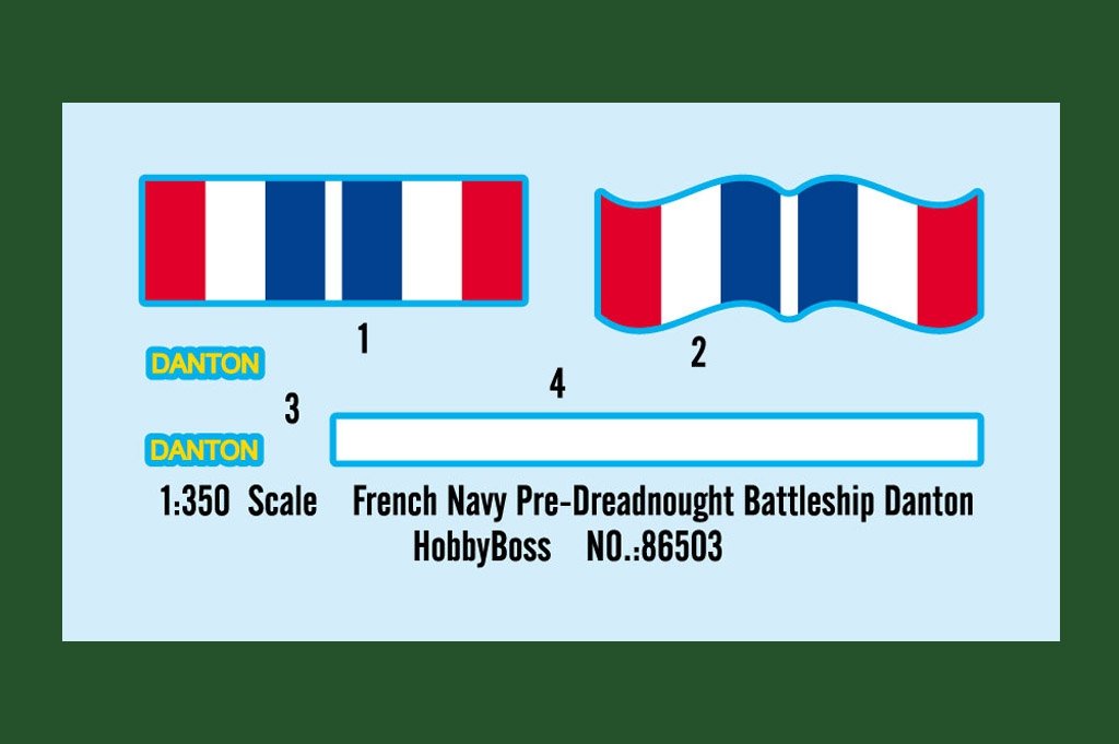 Hobby Boss 86503 Cuirassé Danton, pré-dreadnought de la Marine française, échelle 1/350 – image 2