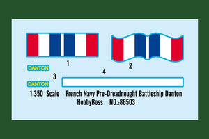 Hobby Boss 86503 Cuirassé Danton, pré-dreadnought de la Marine française, échelle 1/350 – image 2