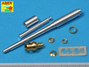 Aber 35L-076n 88mm KwK36/L56 barrel for German Tank Tiger I, Ausf. E - with early muzzle brake 1/35 – immagine 2