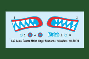 Hobby Boss 80170 Sous-marin de poche allemand Molch 1/35 – image 4