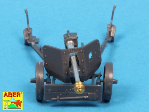 Aber 72L-56 Lufa 75mm do niemieckiej armaty p/panc Pak 40 z późnym hamulcem wylotowym / German 75mm gun barrel for PaK40 with late muzzle brake 1/72 – zdjęcie 5