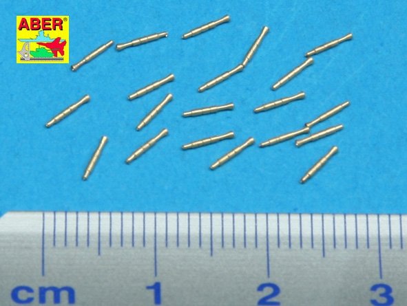 Aber 350L-22 Set of 20 pcs QF 2-pdr 40 mm Mk.VIII Pom Pom barrels for Royal Navy ships 1/350 – zdjęcie 2
