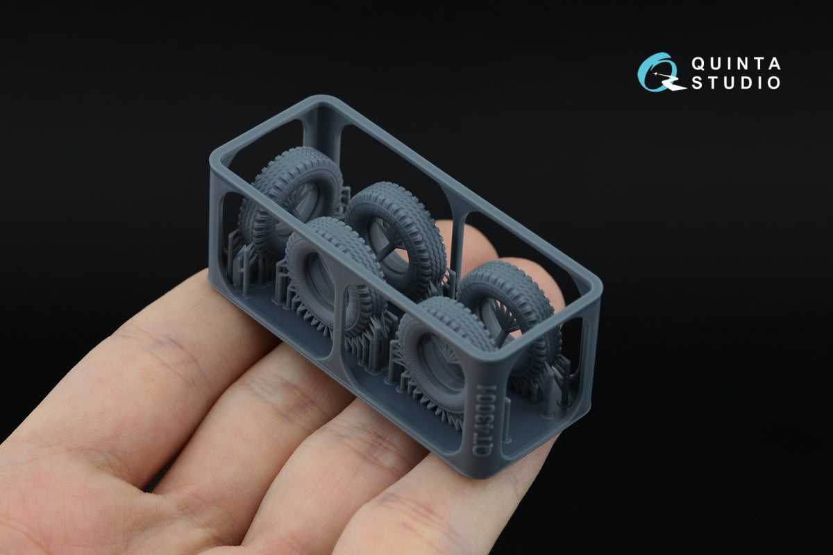 Quinta Studio QT43001 UAZ-469 Family tyre set (Zvezda) 1/43 – imagen 4