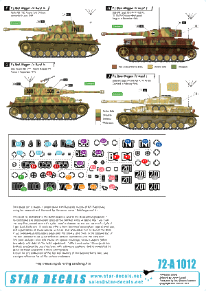 Star Decals 72-A1012 Befehlspanzer #3 Commandement allemand 1/72 – image 2