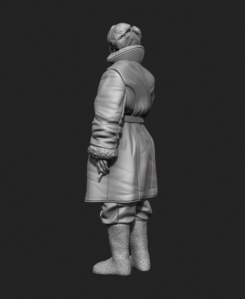 Panzer Art FI35-129 Soviet tank officer in sheepskin coat No.1 1/35 – Bild 2
