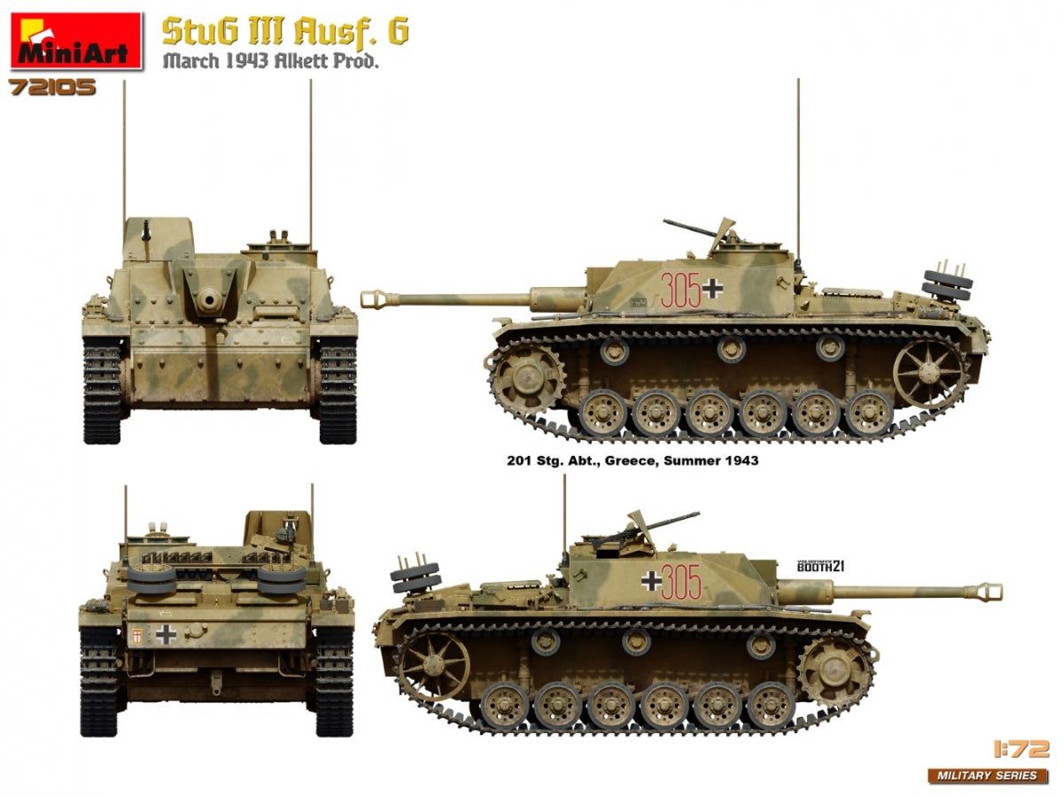 MiniArt 72105 StuG III Ausf. G Mars 1943 Prod. 1/72 – image 14