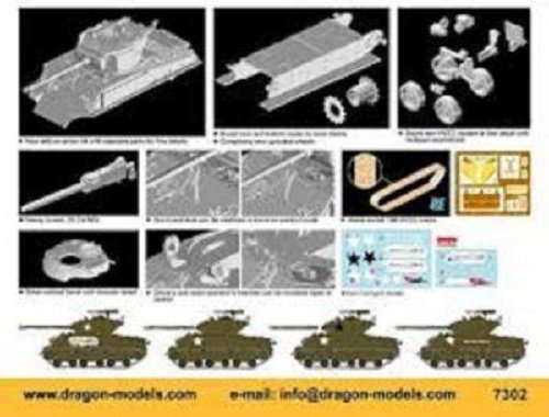 Dragon 7302 M4A3E8 (76) W Sherman – imagen 2