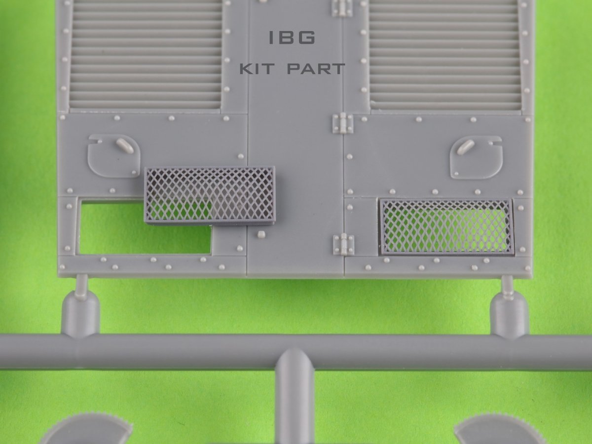 Master GM-35-037 Polski czołg lekki 7TP - koła napędowe i siatki osłony silnika (do zestawu IBG) 1/35 – immagine 5