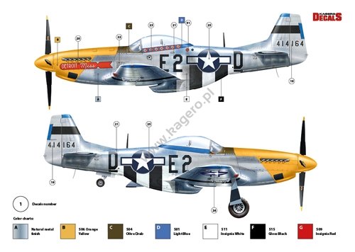 Kagero KD48004 P-51 D/K Mustang part 1 1/48 – immagine 2