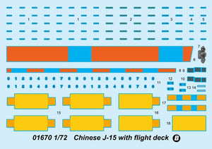 Trumpeter 01670 Chinese J-15 with flight deck 1/72 – Bild 5