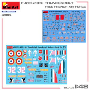 MiniArt 48015 P-47D-28RE THUNDERBOLT. FREE FRENCH AIR FORCE 1/48 – immagine 10