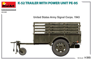 MiniArt 35426 K-52 TRAILER w/POWER UNIT PE-95 1/35 – immagine 5