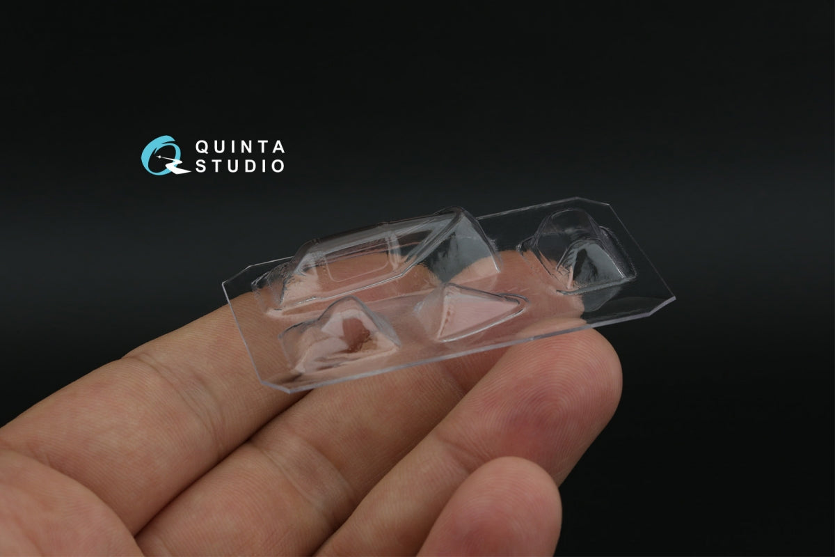 Quinta Studio QC72004 MiG-3 vacuumed clear vacuformed canopy (for Armory kit) 1/72