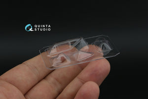 Quinta Studio QC72004 MiG-3 vacuumed clear vacuformed canopy (for Armory kit) 1/72