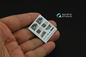 Quinta Studio QD32174 F-35A/C 3D-Printed &amp;amp; coloured Interior on decal paper (Trumpeter) 1/32 – immagine 5