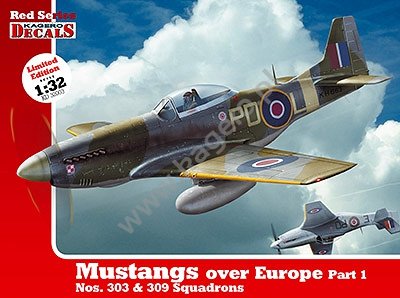 Kagero KD32003 Mustangs over Europe Part 1 Nos. 303 &amp;amp; 309 Squadrons 1/32