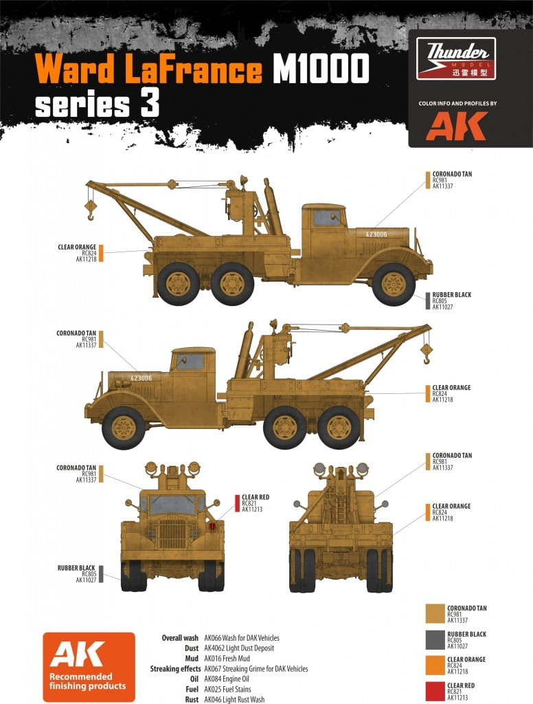 Thunder Model 35011 Heavy Wrecker Ward Lafrance Model 1000 Series 3 1/35 – image 9