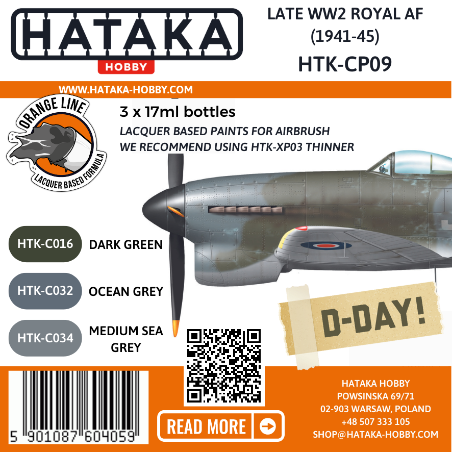 Hataka Hobby HTK-CP09 Late WW2 Royal AF (1941-45) – imagen 2