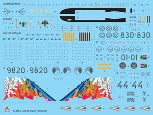 Italeri 2664 JAS-39D GRIPEN TWIN SEATER 1/48 – immagine 3