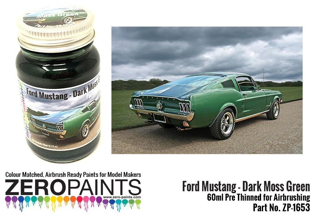 Zero Paints 1653 Ford Mustang 1960's - Dark Moss Green 60ML