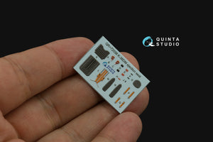 Quinta Studio QD+72168 Su-17M3 3D-Printed coloured Interior on decal paper (Modelsvit) (with 3D-printed resin part) 1/72 – immagine 5