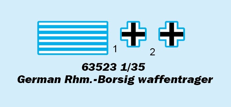 I Love Kit 63523 German Rhm.-Borsig Waffentrager 1/35 – immagine 11