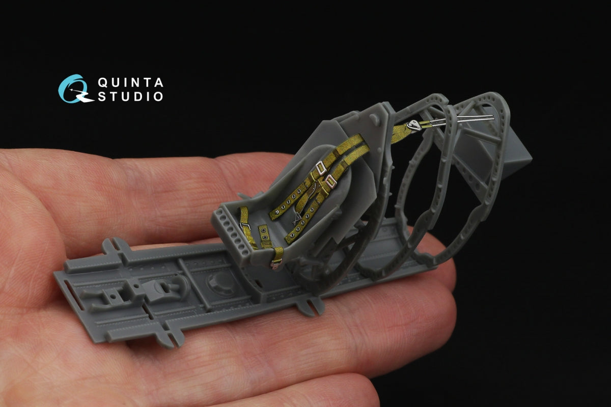 Quinta Studio QR+32045 British Fighter Seatbelts, pre-war/early WWII (with metal buckles) (All kits) 1/32 – immagine 3