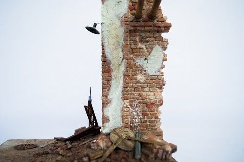 RT-Diorama 35307 Factory Rubble &amp;amp; Ruins Set 1/35 – imagen 2