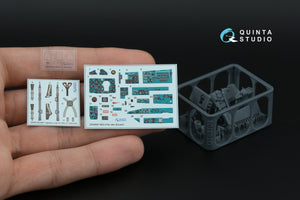 Quinta Studio QD+48581 MiG-21bis late Fishbed-N 3D-Printed &amp;amp; coloured Interior on decal paper (Eduard) (with 3D-printed resin parts) 1/48 – imagen 7